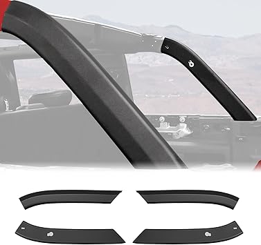 Mabett Roll Bar Cover for Ford Bronco 4 Door Accessories 2025 2021-2024, Protection of the D-Pillar in All Directions from Scratches(Not for Raptor)